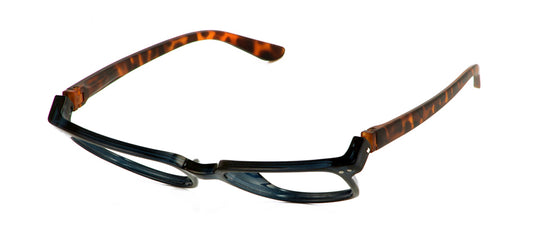 Andrew Navy Crystal/Faux Tortoise | Bunny Eyez Guyz Readers