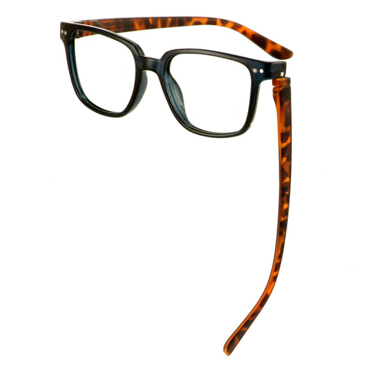 Andrew Navy Crystal/Faux Tortoise | Bunny Eyez Guyz Readers