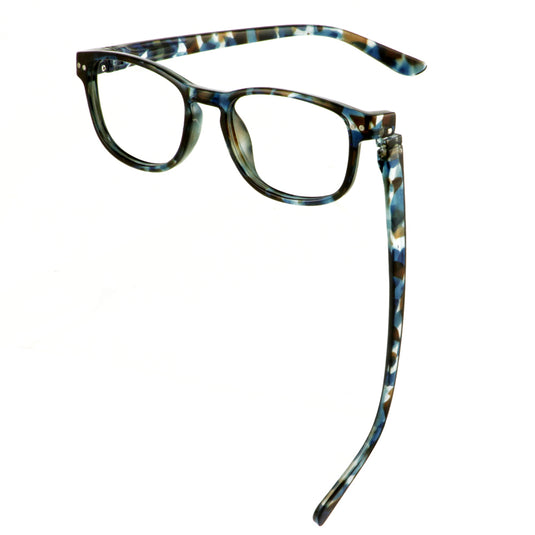 Erica Navy Faux Tortoise Readers | Bunny Eyez