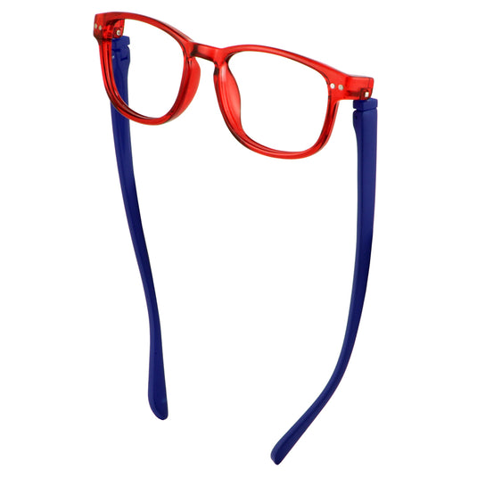 Erica Red/Royal Blue Lens Readers | Bunny Eyez