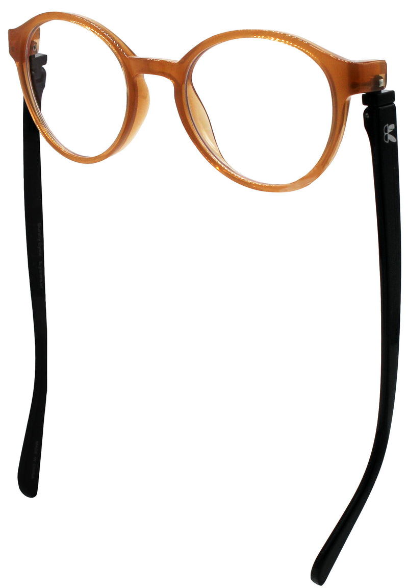 Load image into Gallery viewer, Georgie Tiltable Blue Screen Lens Reader caramel/tortoise
