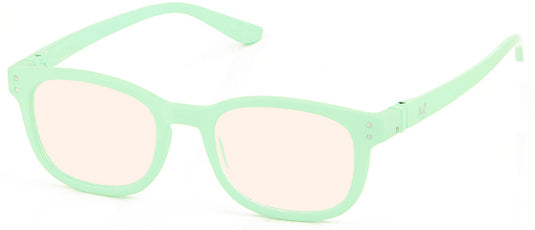 Kaley Blue Screen Lens Reader in Mint Green