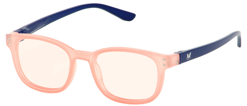 Load image into Gallery viewer, Kaley Blue Screen Lens Reader in Pink/Navy
