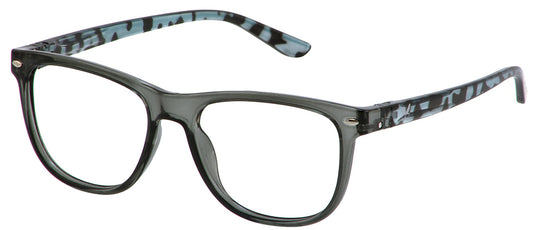 Bunny Eyez Guyz Keith Readers in Grey/Navy Faux Tortoise