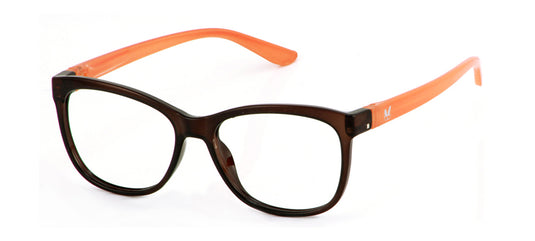 Penelope Blue Light Readers Brown/Melon | Bunny Eyez