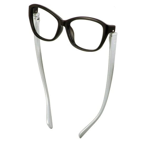 Sabina Reader Black/Silver | Bunny Eyez