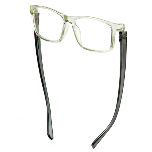 Bunny Eyez Jacob Reader in Crystal/Dark Grey