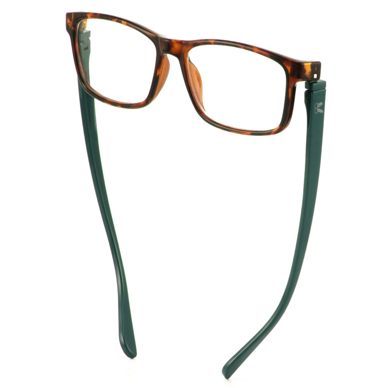 Load image into Gallery viewer, Bunny Eyez Jacob Reader in Tortoise Look/Dark Aqua
